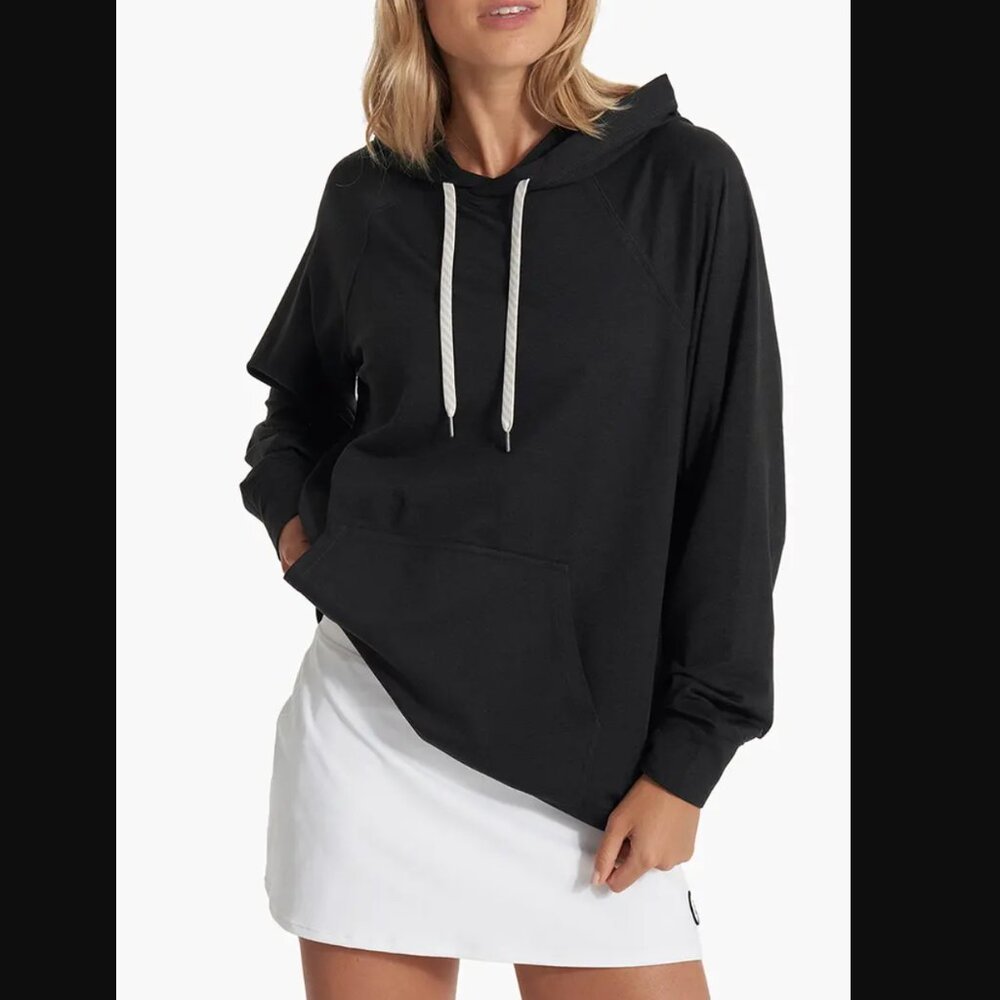 Vuori Halo Oversized Hoodie - Black - Medium